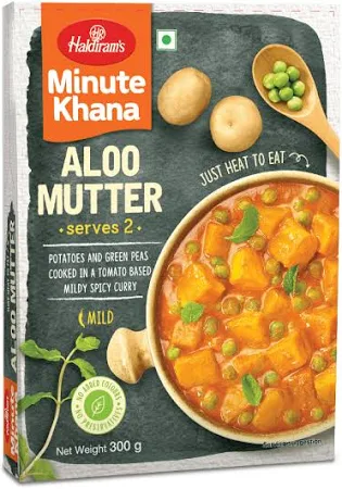 haldiram's minute khana aloo mutter